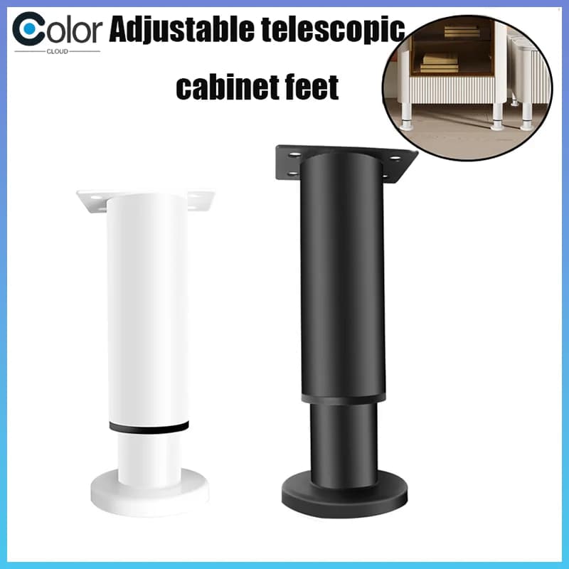 Pieds de meubles extensibles réglables, Support de Table et de canapé, meuble TV de forme ronde et r