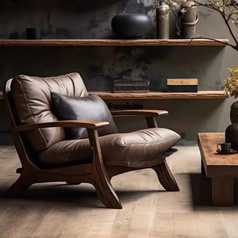 Canapé chinois en bois massif, bois massif, personnalisable, canapé de salon, fauteuil, FT Anti-corr