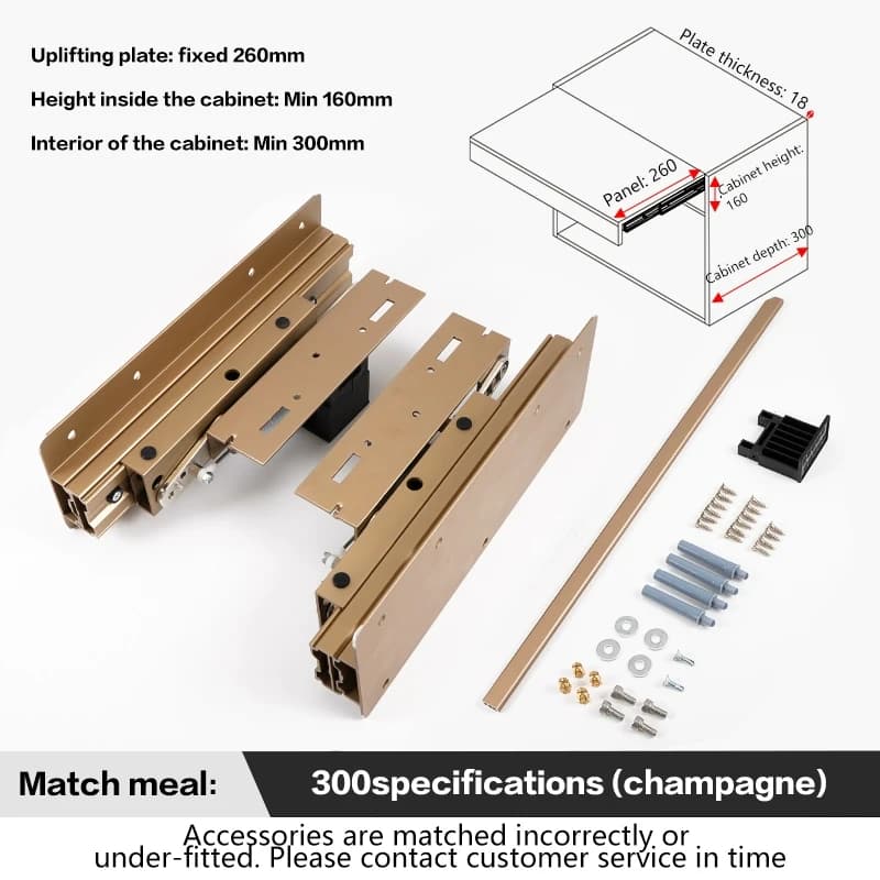Rail de glissière télescopique pour table relevable, table à manger pliante, bureau escamotable, rai