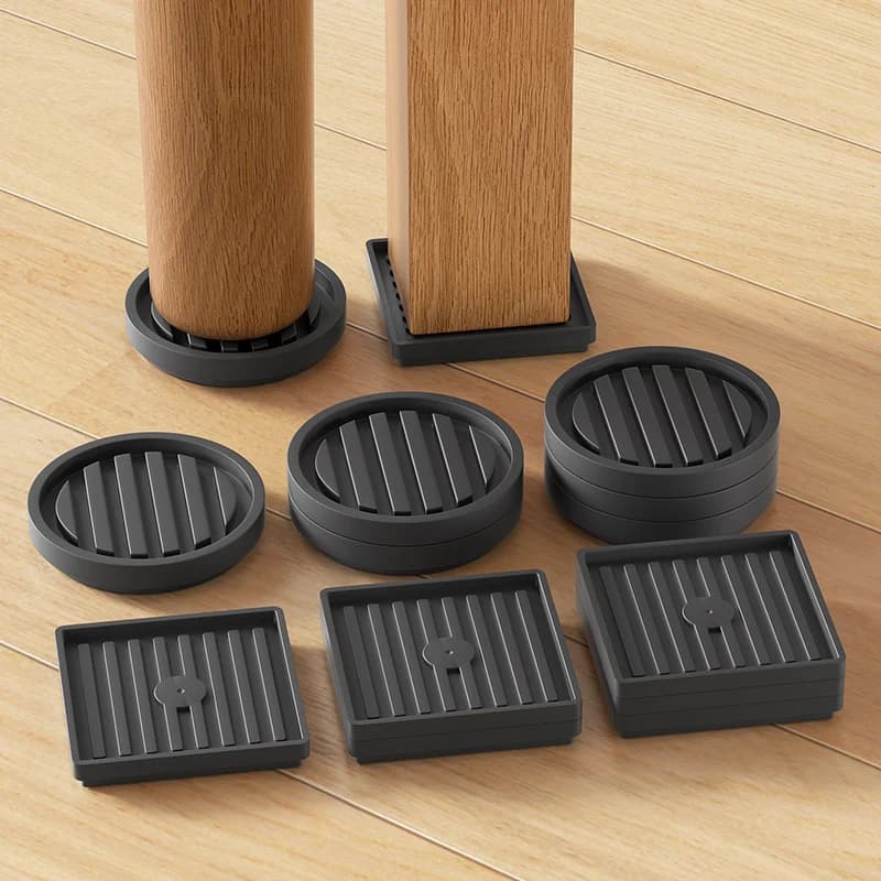 Pinces antidérapantes universelles pour meubles, ensemble de coussinets en feutre collants de 12 piè