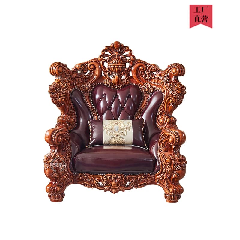 Salon classique canapé luxe Double accoudoir coussin relaxant canapé romantique élégant Muebles Para