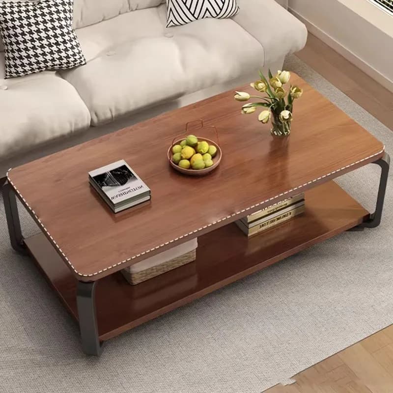 Table d'appoint moderne en bois, de luxe, avec rangement, mobile, pour salon, table basse, meuble d'