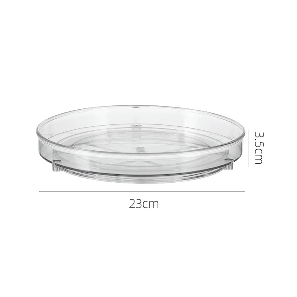 Lazy Susan-Organisateur de réfrigérateur coloré, organisateur de réfrigérateur rotatif T1 pour armoi