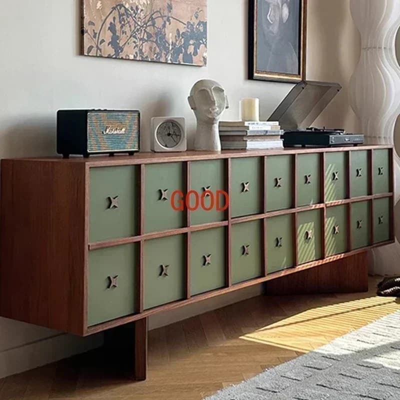 Meuble TV Moderne de Luxe, Unité de Rangement Design pour Salon, Console Esthétique pour Table à Man