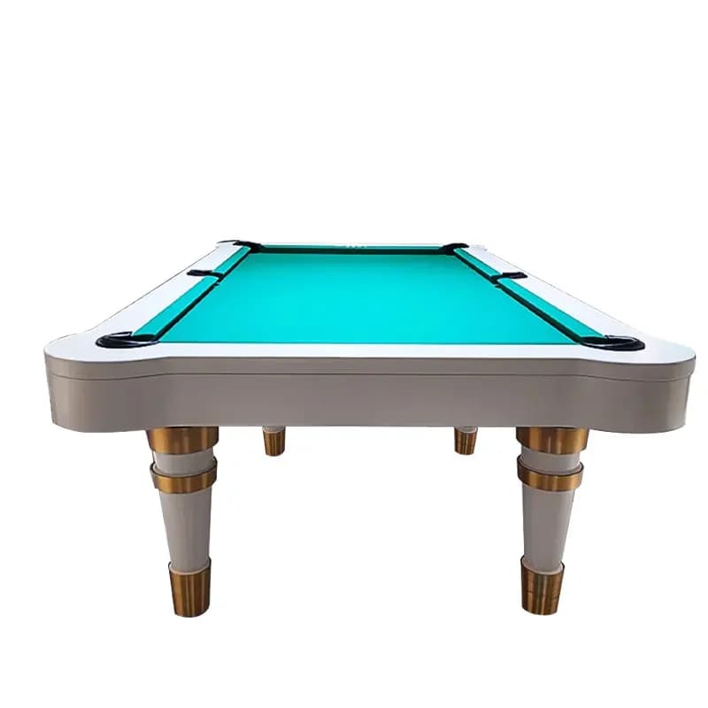 Table de jeu 4-en-1 Airo style chinois moderne en MDF, table de tennis de table/pool/snooker de 8/9