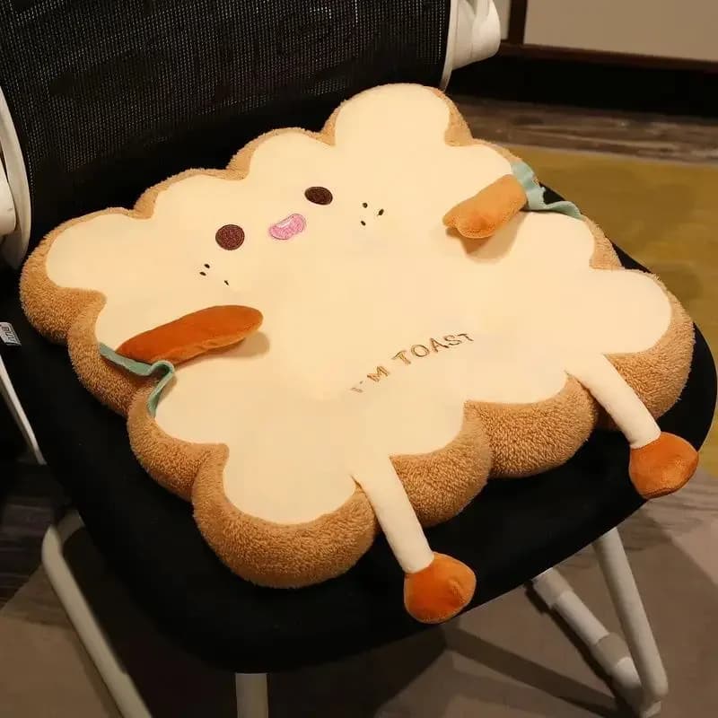 Coussin de Simulation de pain grillé, 1 pièce, oreiller en mousse à mémoire de forme, décor de canap