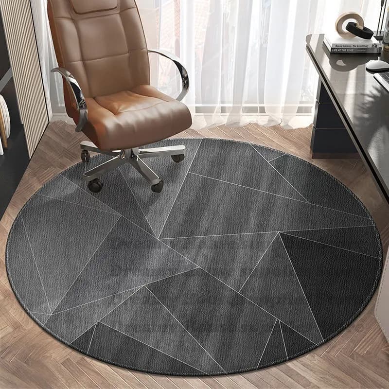 Tapis ronds pour chaise pivotante, tapis de sol, tapis décoratifs pour salon, chambre à coucher, tap