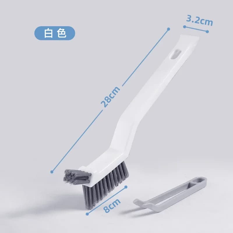 Brosse de nettoyage efficace pour coins et espaces – Brosse de nettoyage polyvalente 2 en 1 pour car