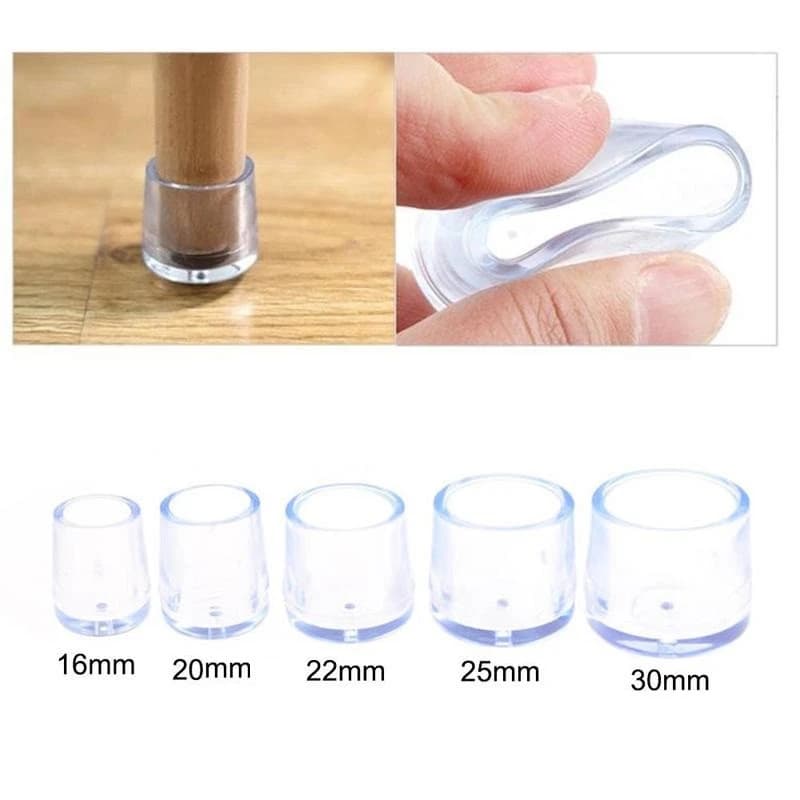 Polymères de table en caoutchouc pour meubles, capuchon de protection anti-rayures en silicone, pied