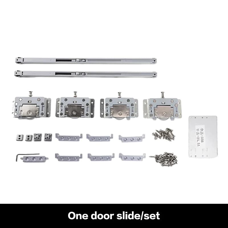 Accessoires de quincaillerie pour système coulissant push-pull sans rainure pour meuble TV, biblioth