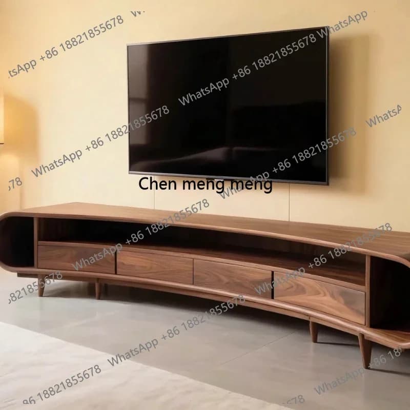 Meuble TV vintage marron unique