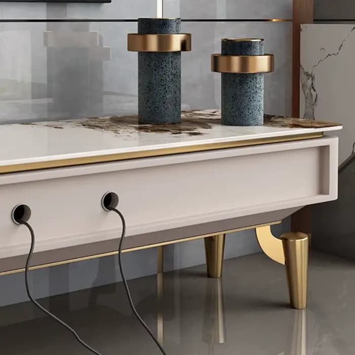 Meubles de télévision italiens modernes Design tiroirs Style Table