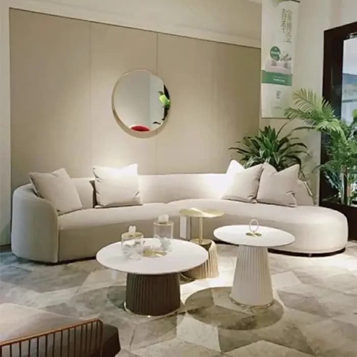 Canapé deux places de luxe de style nordique