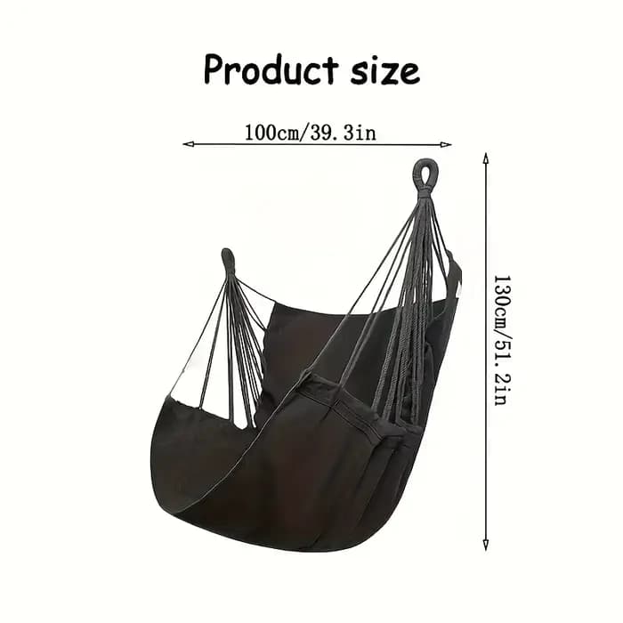 Chaise hamac relaxante et décontractée en tissu