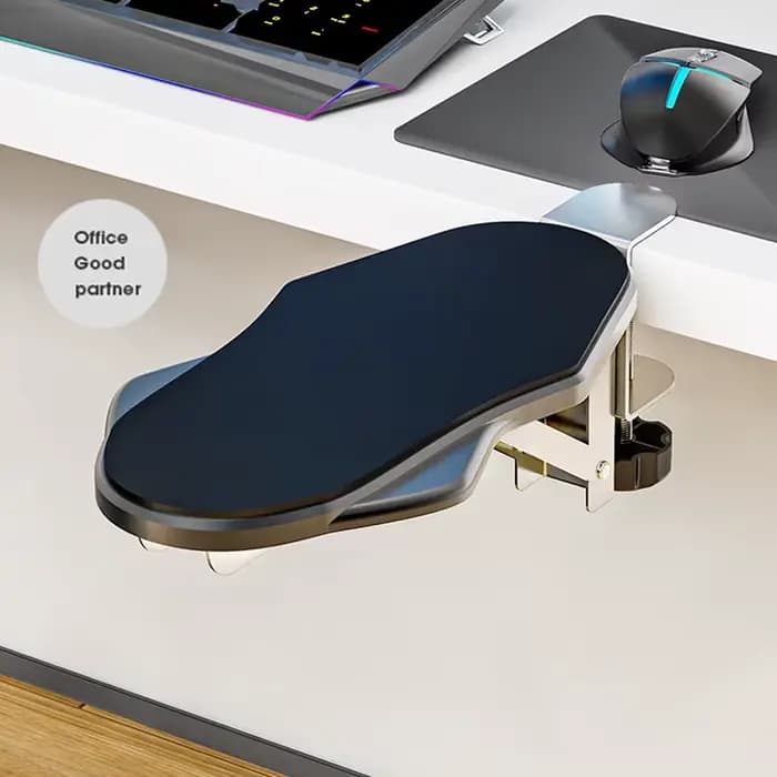 Support de bras d'ordinateur adapté au bureau, 1 pièce, ajusté pour rotation du poignet, plateau d'e