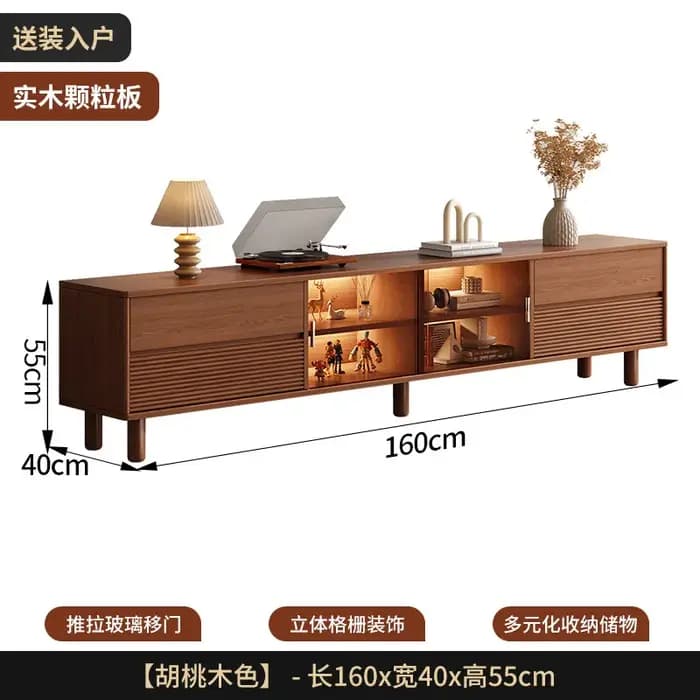 Meubles TV modernes en bois, esthétiques et minimalistes, avec rangement intégré, table TV universel