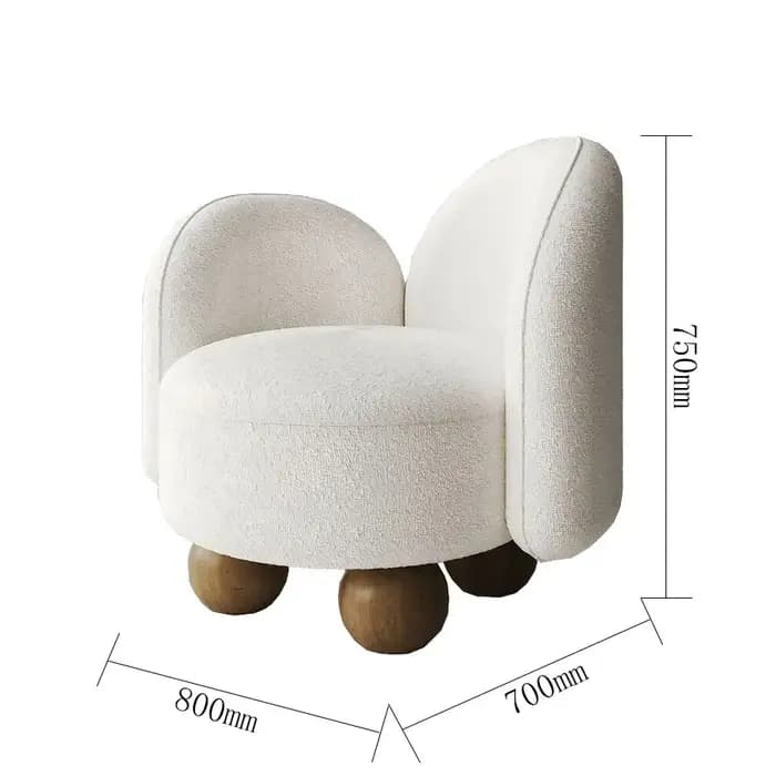Fauteuils de salon relaxants, chaises de chambre à coucher en bois, design unique et moderne, avec s