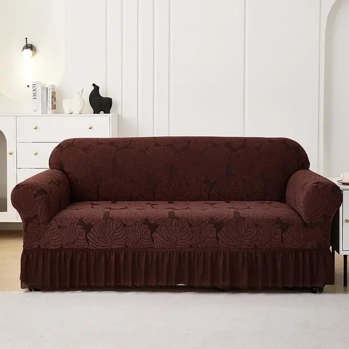 Housse de canapé élastique tout compris anti-poussière pour 1/2/3/4 places