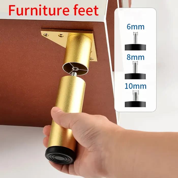 pieds de réglage de la hauteur des meubles pieds de support des armoires M8 M6 M10 pieds de nivelle