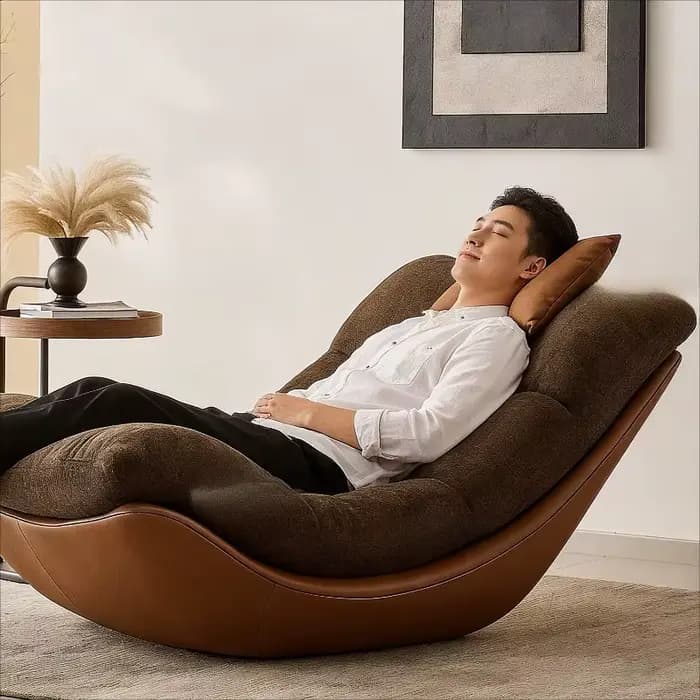 Fauteuils de salon italiens Egg, pliables, esthétiques, pour le loisir, avec dossier unique, Sillas, mobilier pour la maison