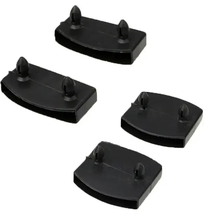 10 pièces carré noir en plastique remplacement canapé-lit lattes Center embouts support intérieur ma