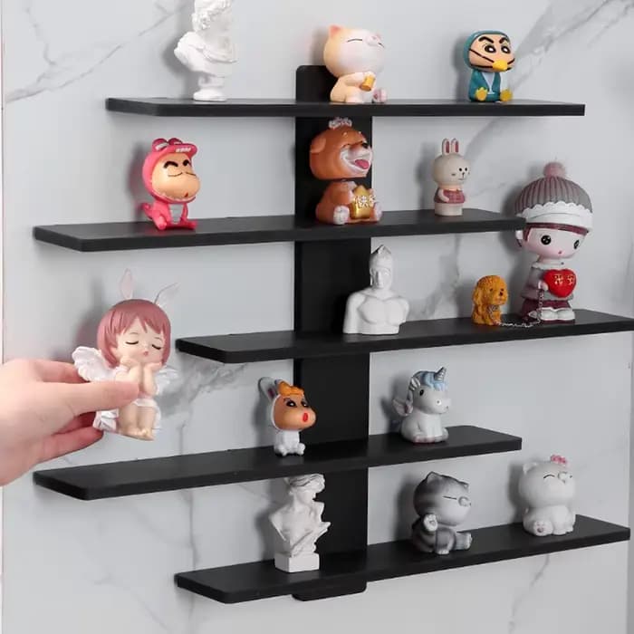 Étagère murale pour la présentation de figurines