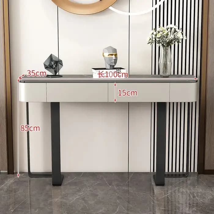 Table console tendance et populaire, table d'entrée de luxe minimaliste, nouveau style de designer, Tavolo Ingresso, mobilier moderne pour la maison