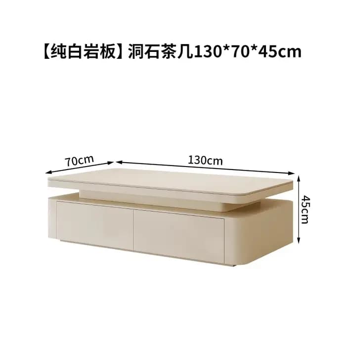 Table basse au design moderne