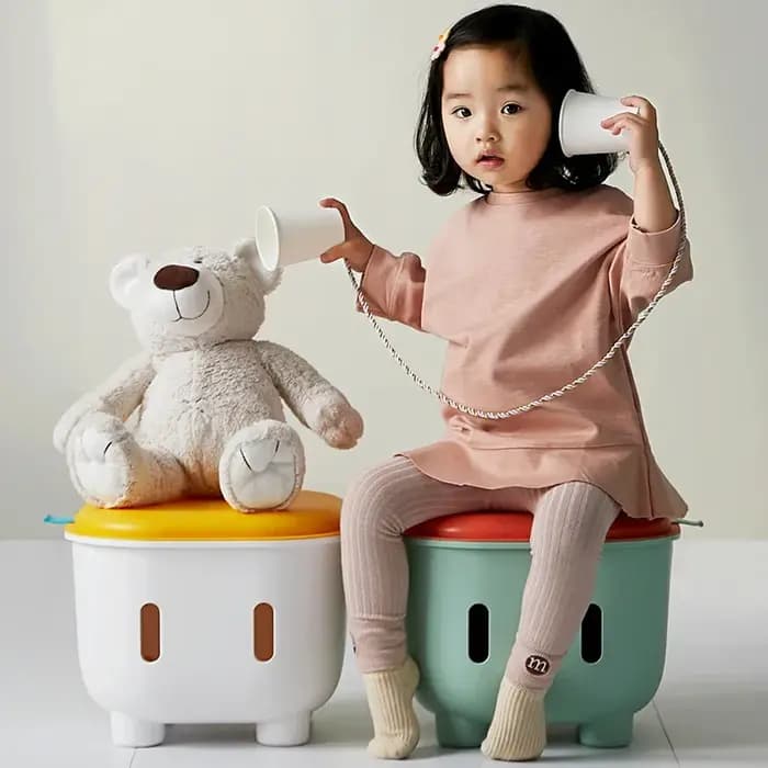 Boîte de rangement de jouets de grande capacité pour enfants