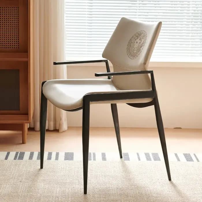 Chaise de salle à manger de luxe légère italienne
