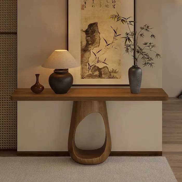 Table Console classique américaine Design Unique milieu du siècle Cool Table Console porche entrée R