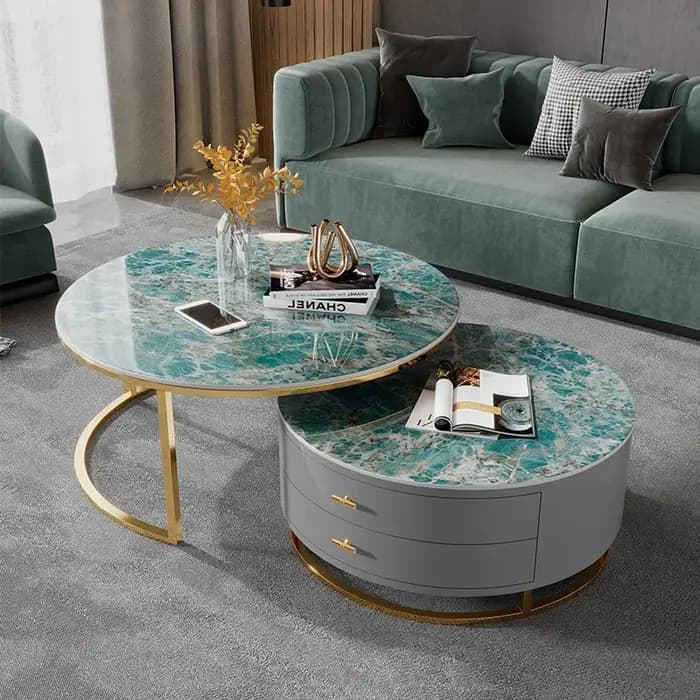 Affichage Table basse italienne minimaliste relié organisateur Unique