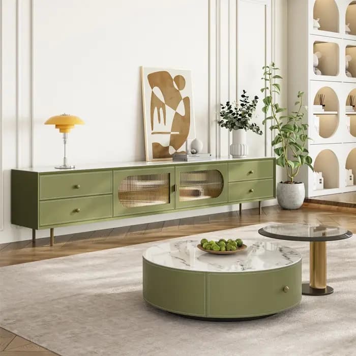 Meuble Tv De luxe français moderne Simple Design Premium