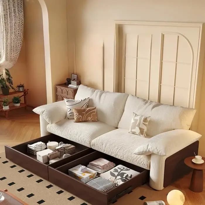 Softs concepteur salon canapés Double classique nordique coussin canapé adultes