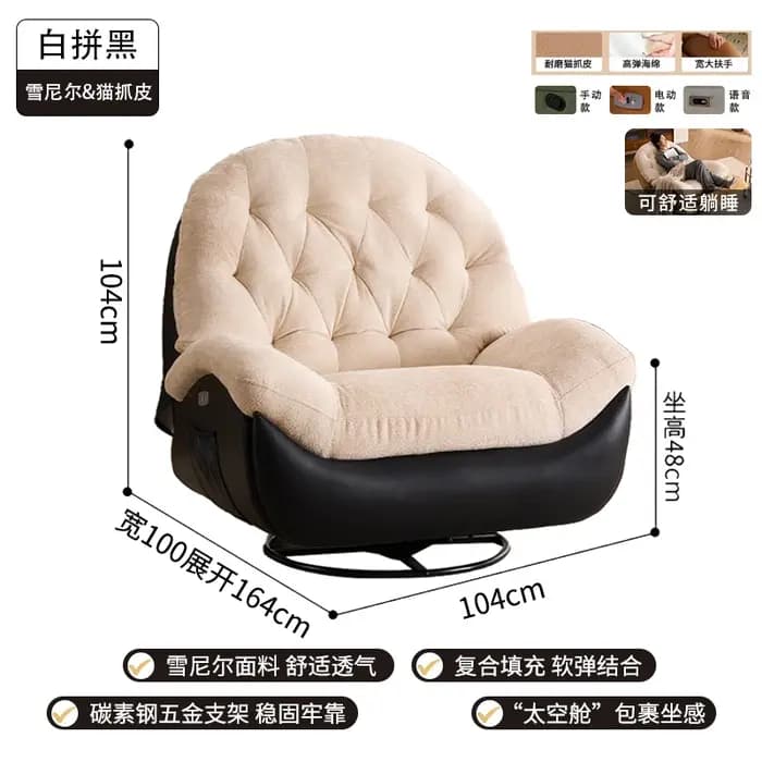 Canapé-lit multifonctionnel de luxe de styliste