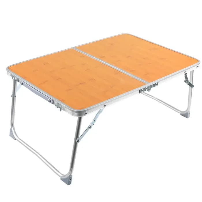 Mini Table Pliante en Aluminium pour l'Extérieur, Panneau de Densité de Camping, Portable, Pique-Niq