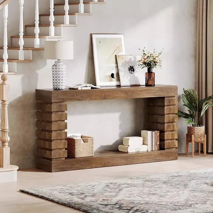 Wabi Sabi Table console unique élégante minimaliste Premium