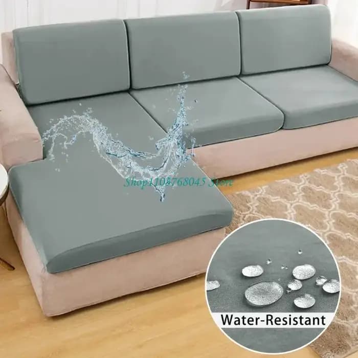 Housse coussin canapé en soie lait, résistante à l'eau, haute élasticité confort pour divers espaces