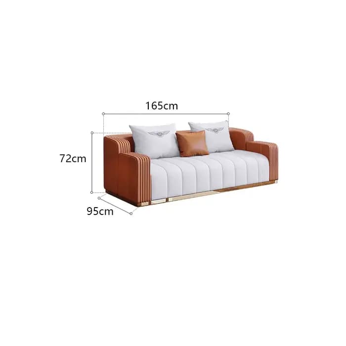 Canapé en cuir de luxe abordable