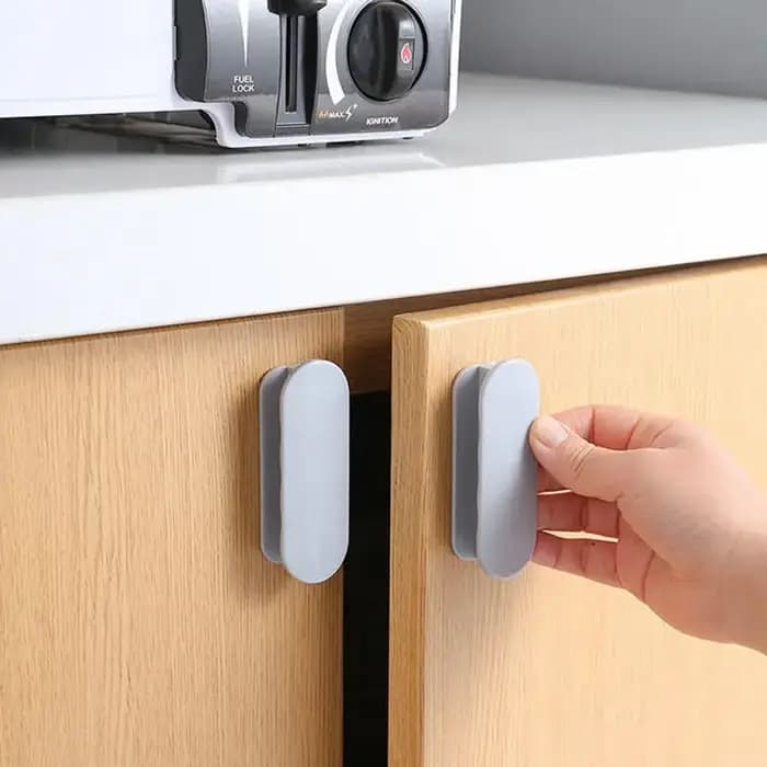 Poignées de tiroir d'armoire de fenêtre, 2 pièces, porte auto-adhésive, poignée de garde-robe, organ