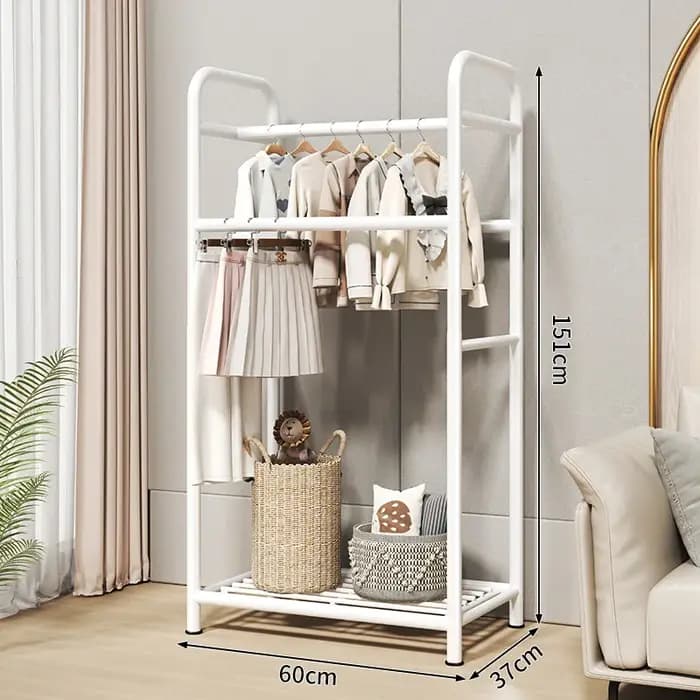 Salon moderne porte-vêtements placard détachable linge Design