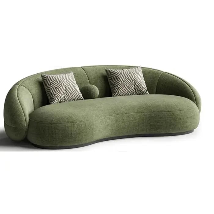 Canapé de salon de luxe nordique minimaliste famille bouffée confortable
