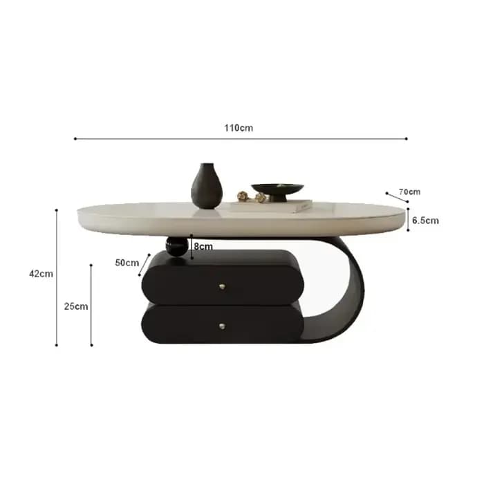 Table basse de style nordique