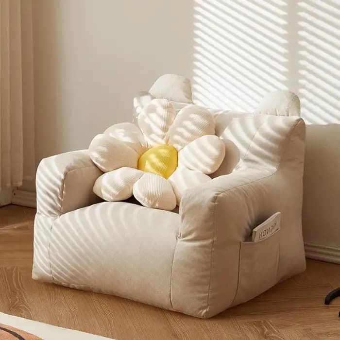 Eco-friendly nordique Simple salon doux confortable dossier personne