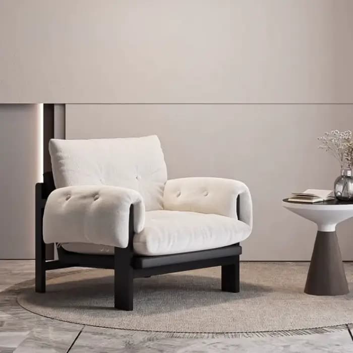 Fauteuil de balcon ergonomique moderne avec support lombaire