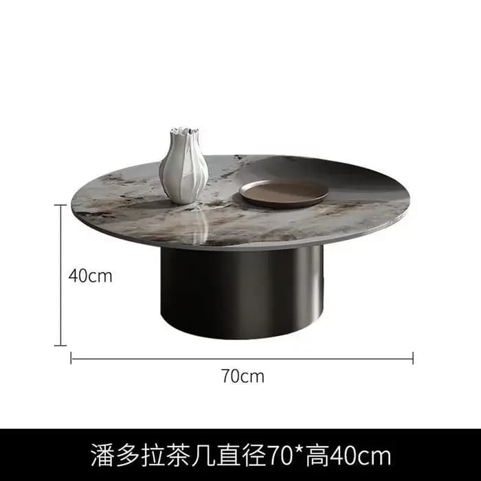 Table basse Design Glam, Vintage, Premium, esthétique, élégante, Table d'appoint Simple, peu encombr