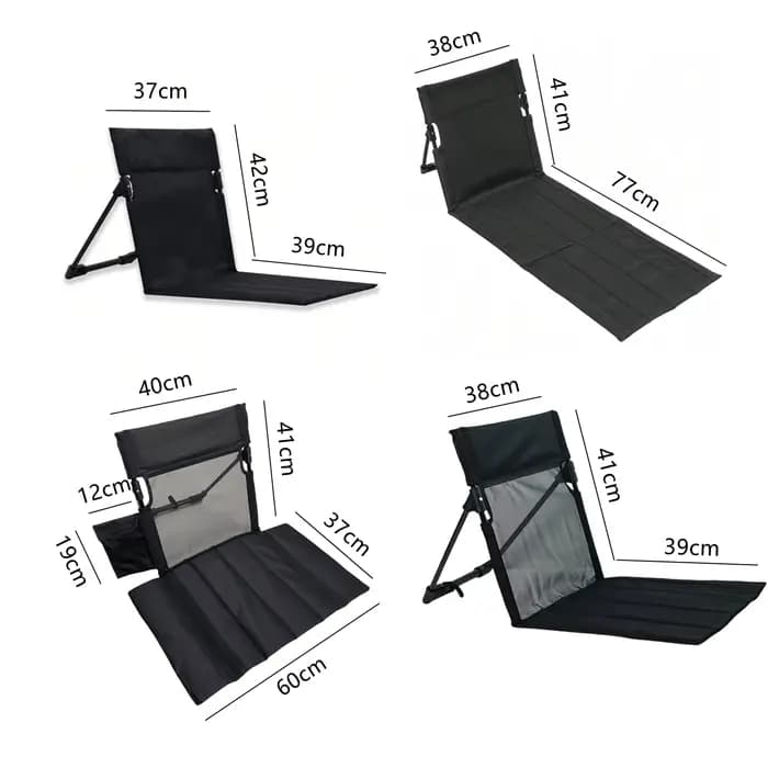 Chaise de Camping pliable en plein air, jardin, parc, simple, inclinable, paresseux, coussin de doss