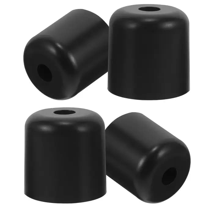4 pièces Pieds de meuble en plastique à visser, robustes, de remplacement, pour canapé, chaise, comm