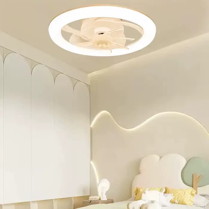 Nouveau ventilateur de plafond lumière salon, chambre moderne et Simple maison télécommande intellig