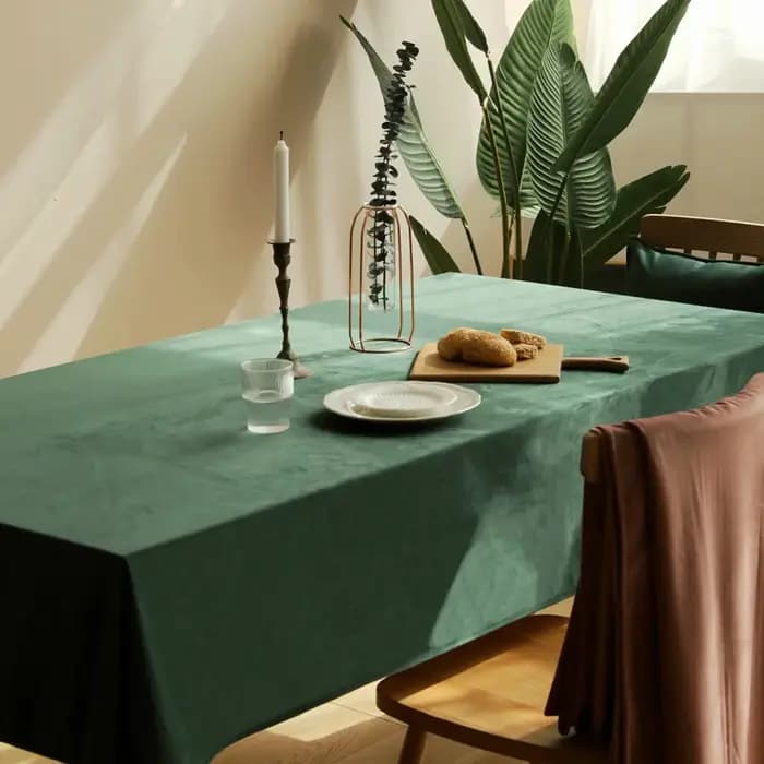 Nappe de Table en velours moderne